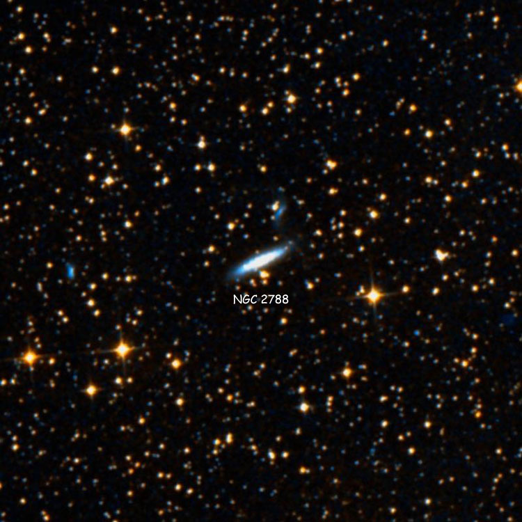 DSS image of region near spiral galaxy NGC 2788