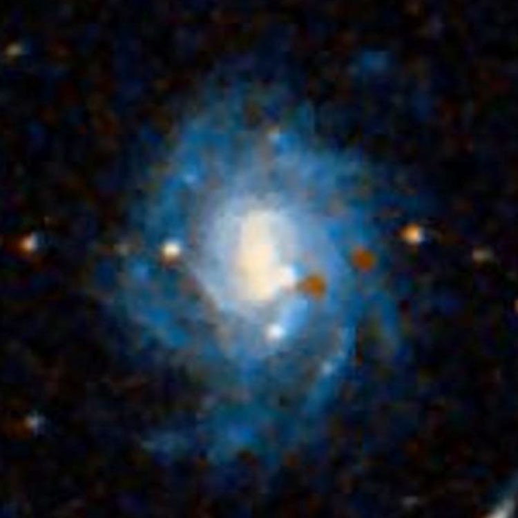 DSS image of spiral galaxy NGC 2817