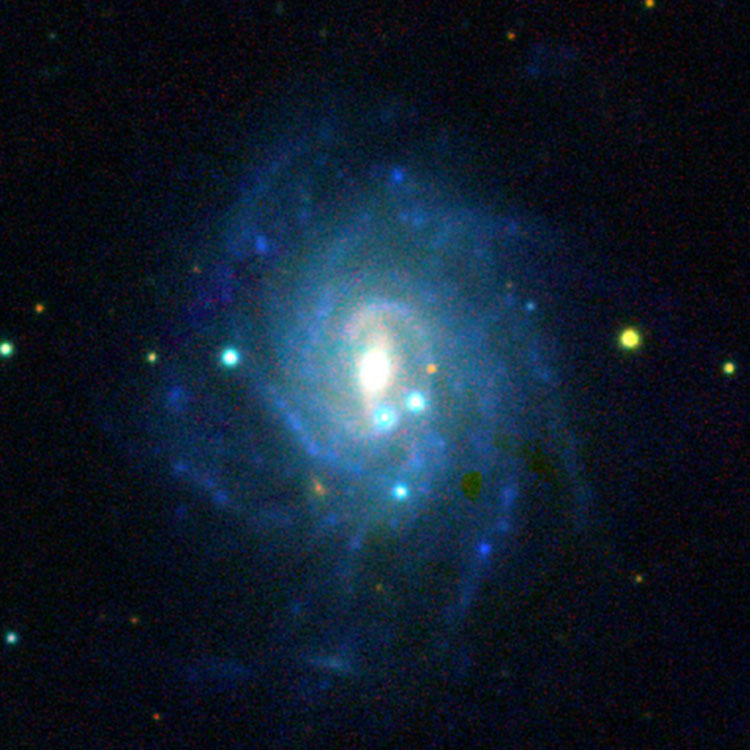 PanSTARRS image of spiral galaxy NGC 2817