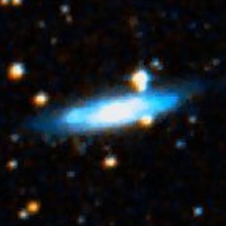 DSS image of spiral galaxy NGC 2821