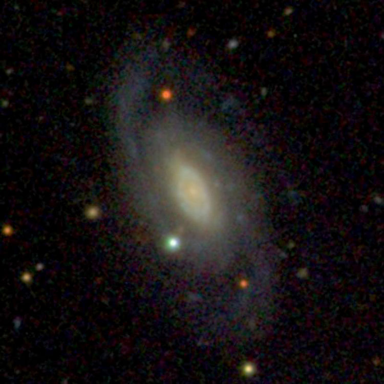 SDSS image of spiral galaxy NGC 2853