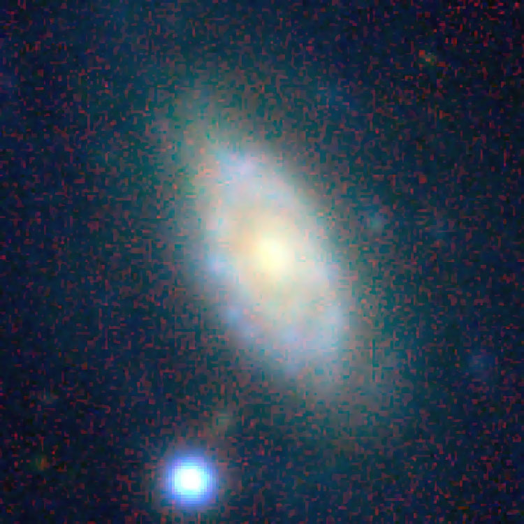 PanSTARRS image of central portion of spiral galaxy NGC 2853