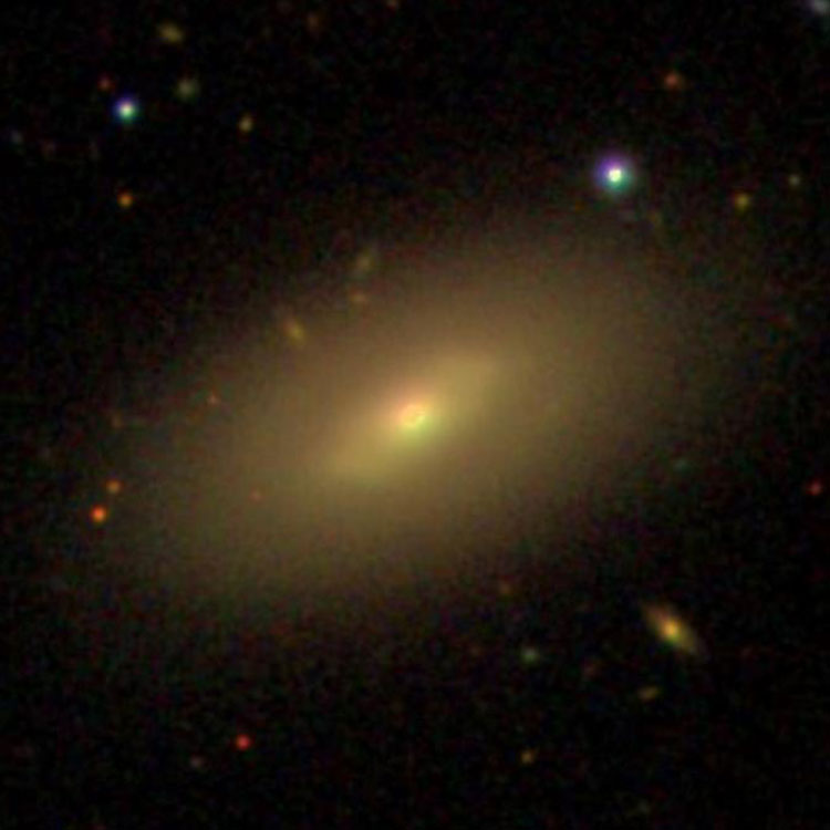 SDSS image of lenticular galaxy NGC 2858