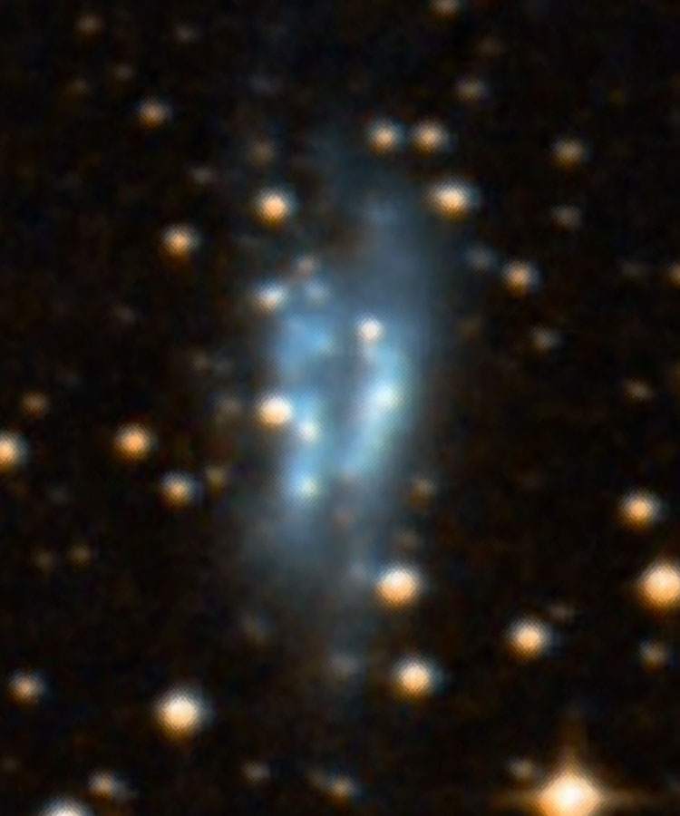 DSS image of irregular galaxy NGC 2883