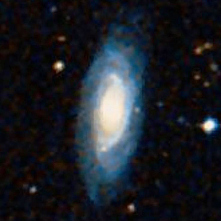 DSS image of spiral galaxy NGC 2884