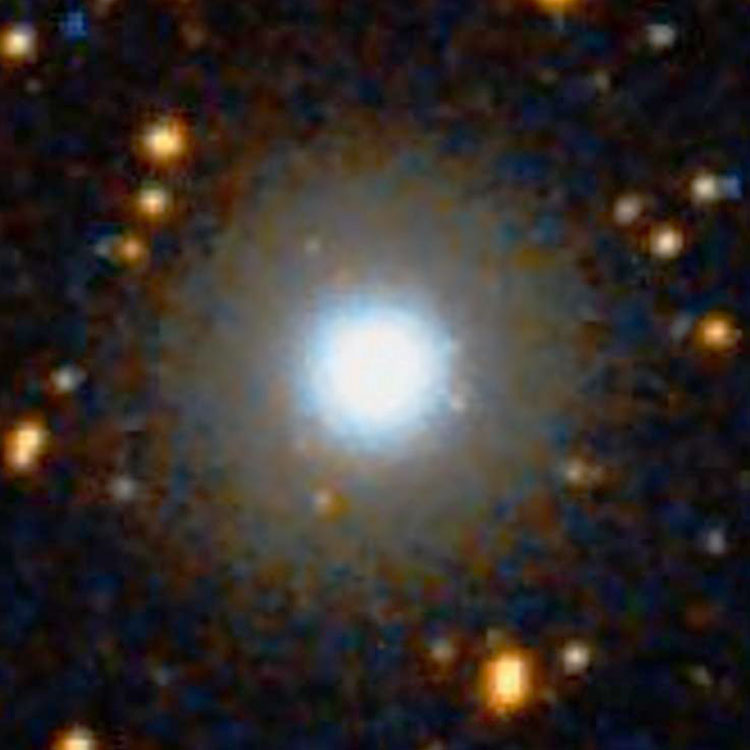 DSS image of lenticular galaxy NGC 2891