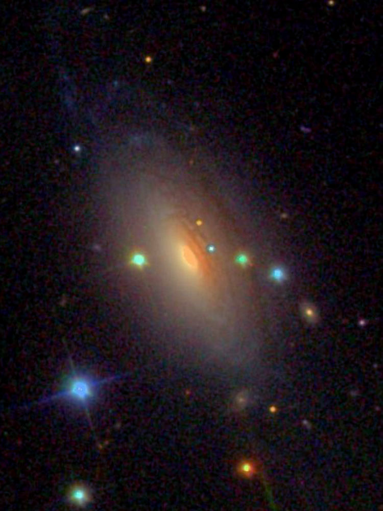 SDSS image of spiral galaxy NGC 2894