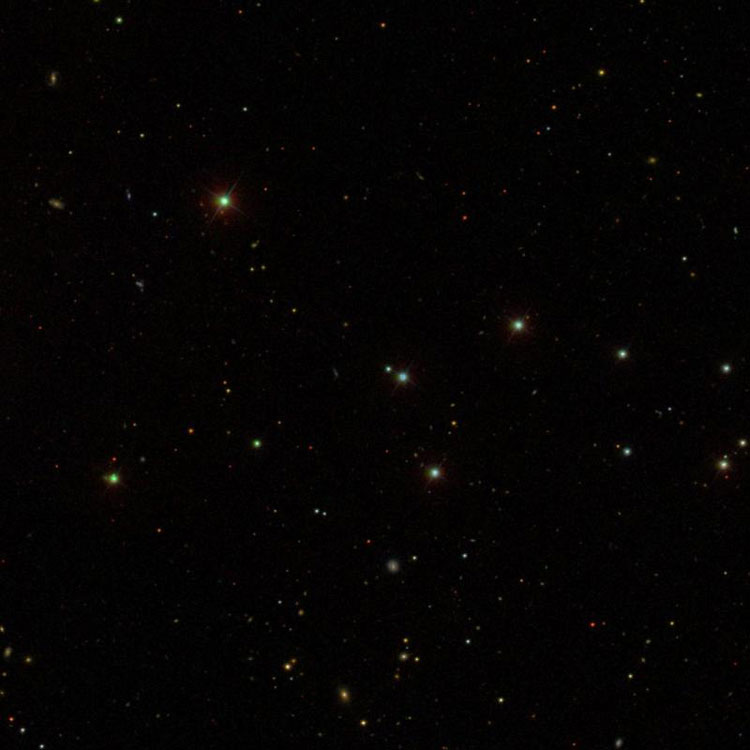 SDSS image of region near the NGC position of the apparently lost or nonexistent NGC 2901