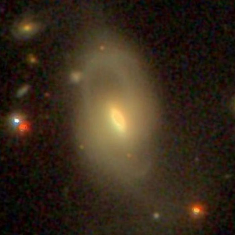 SDSS image of lenticular galaxy NGC 2914, also known as Arp 137