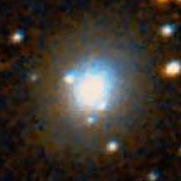DSS image of lenticular galaxy NGC 2945