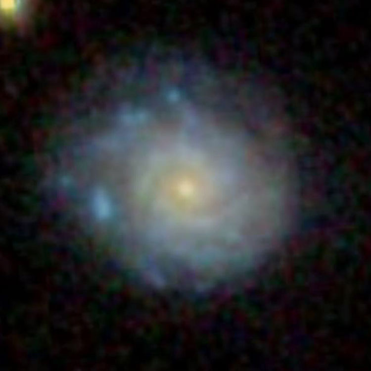 SDSS image of region near spiral galaxy NGC 295