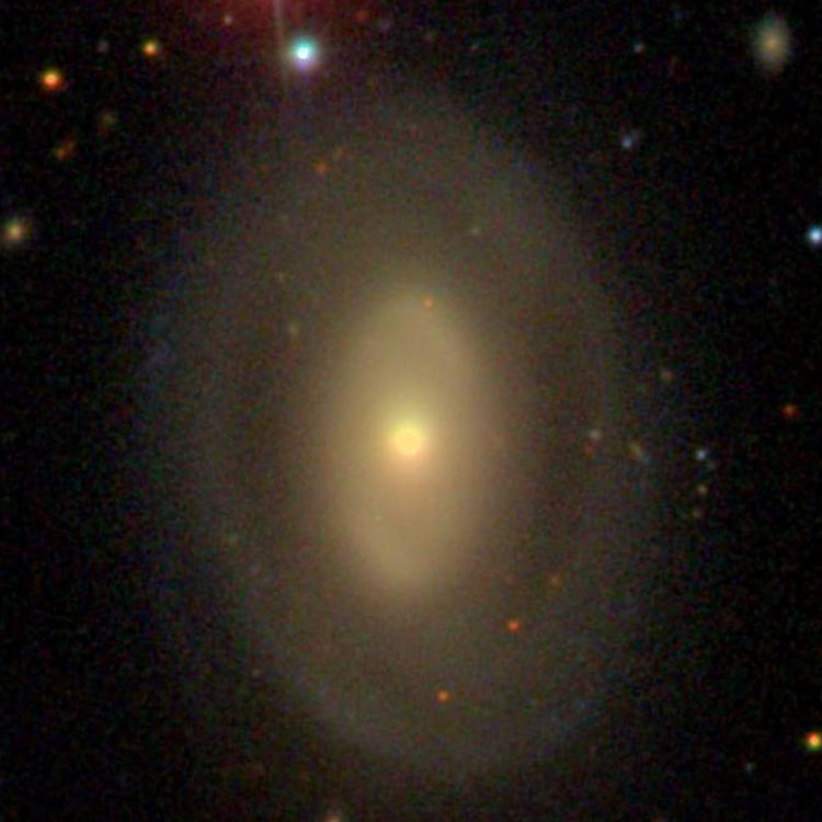 SDSS image of lenticular galaxy NGC 2962
