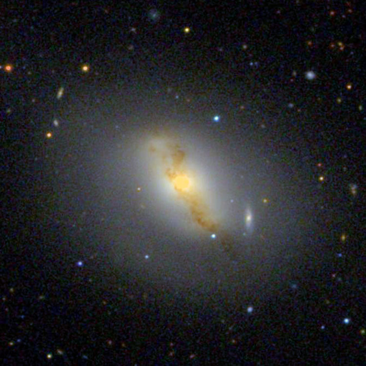 SDSS image of lenticular galaxy NGC 2968