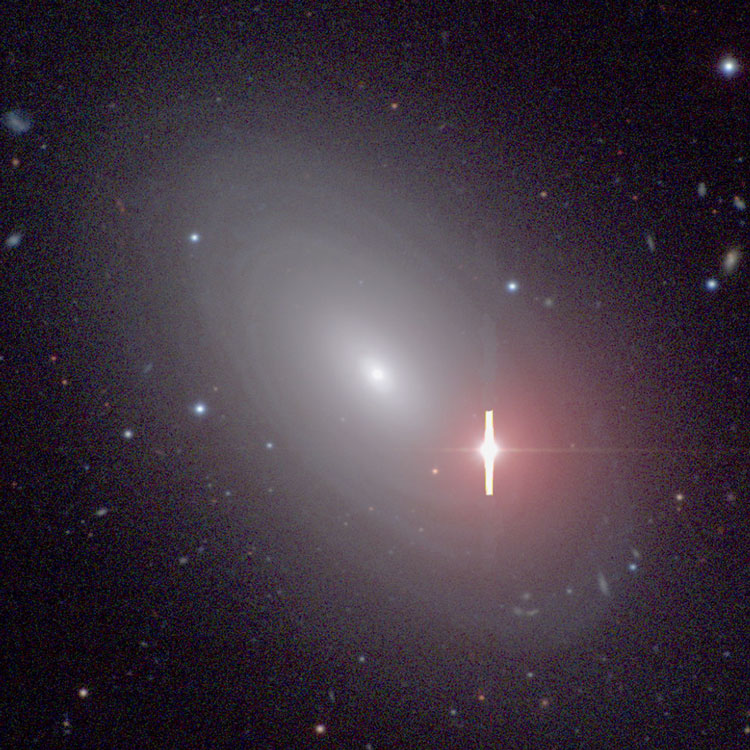 Carnegie-Irvine Galaxy Survey image of lenticular galaxy NGC 2974