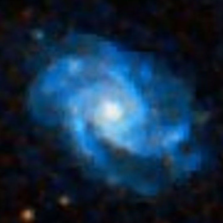 DSS image of spiral galaxy NGC 3029