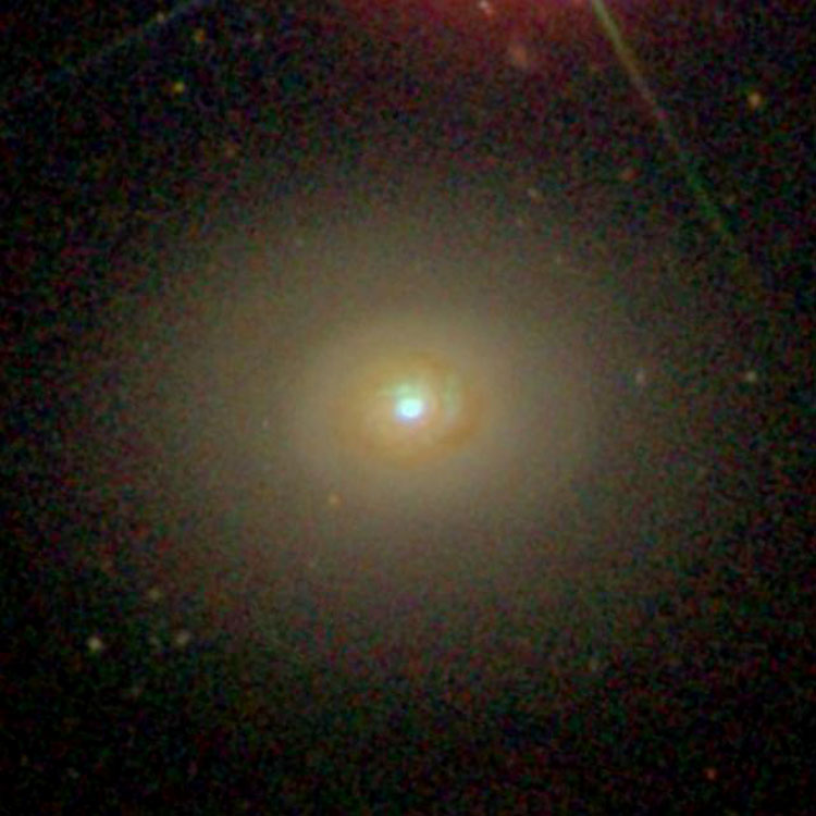 SDSS image of peculiar spiral galaxy NGC 3032