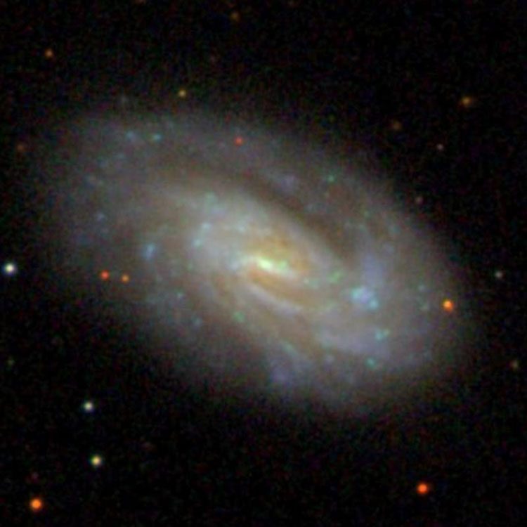 SDSS image of spiral galaxy NGC 3055
