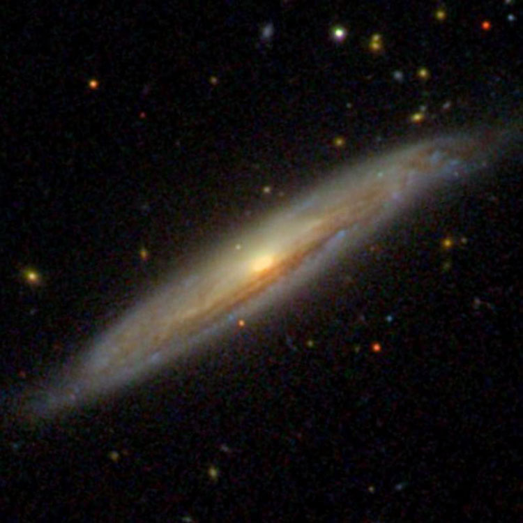 SDSS image of spiral galaxy NGC 3126