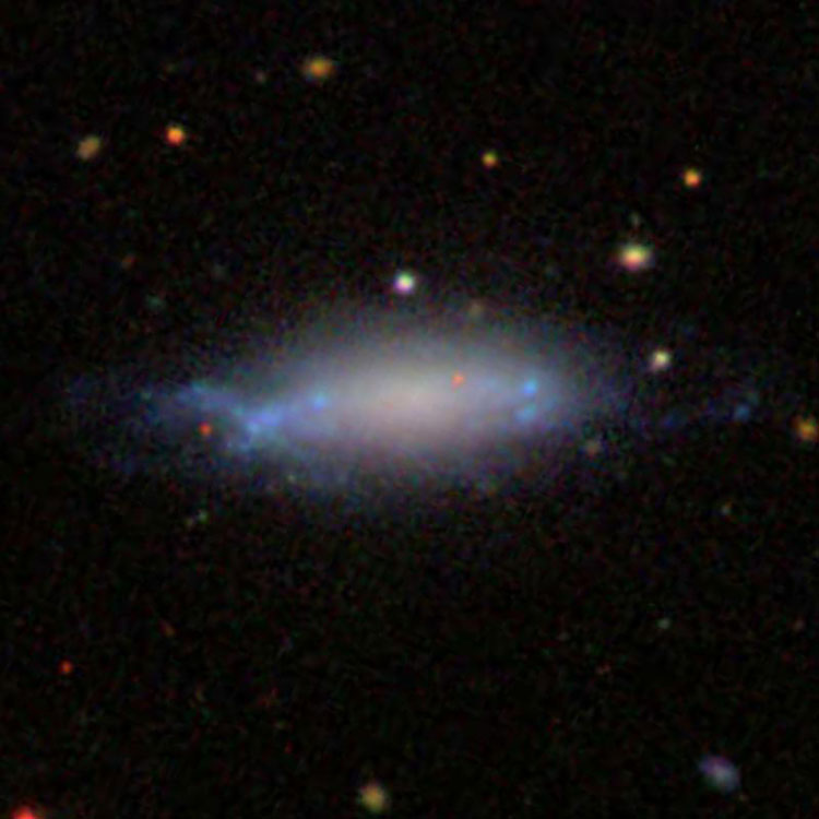 SDSS image of spiral galaxy NGC 3220