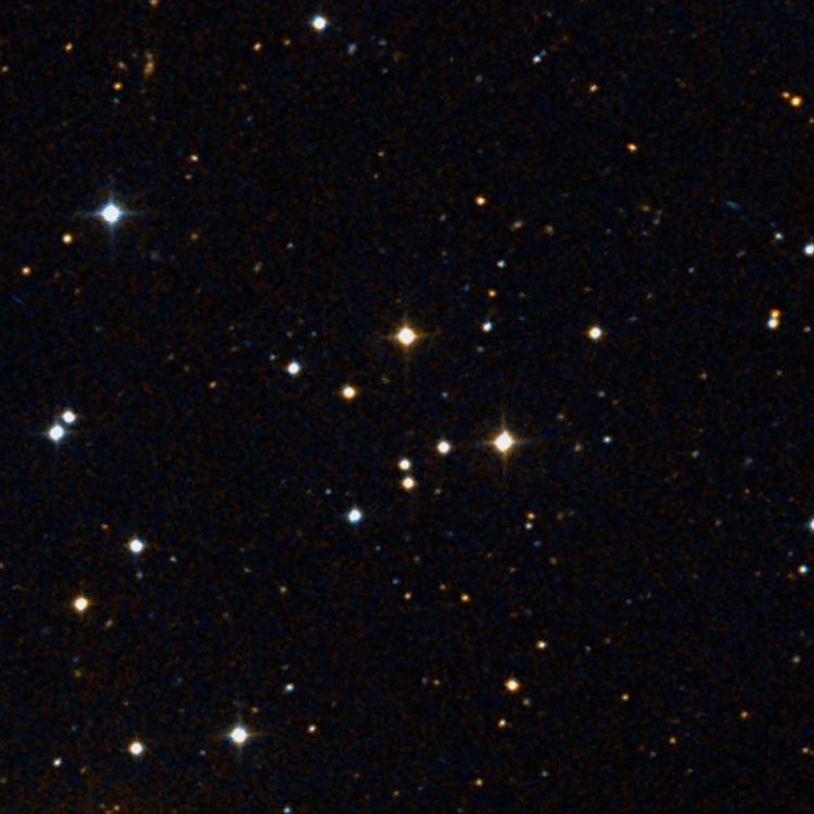 DSS image of region near open cluster NGC 3231
