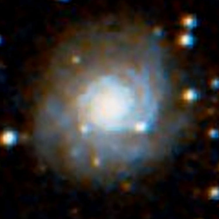 DSS image of spiral galaxy NGC 3249