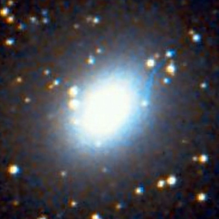 DSS image of  elliptical galaxy NGC 3250