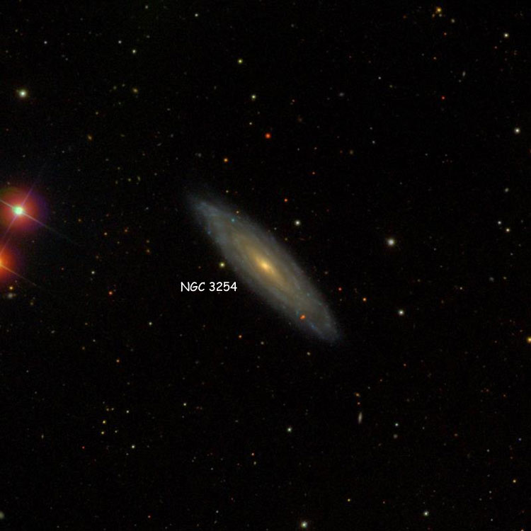 SDSS image of spiral galaxy NGC 3254