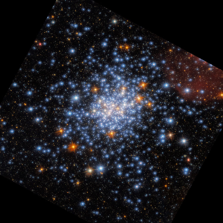 HST image of globular cluster NGC 330, in the Small Magellanic Cloud