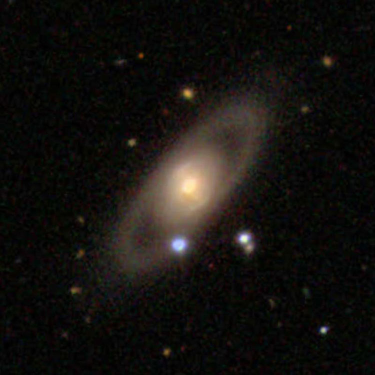 SDSS image of spiral galaxy NGC 3649