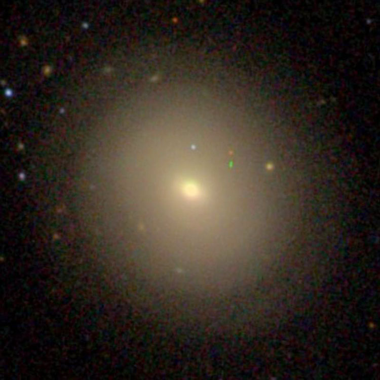 SDSS image of lenticular galaxy NGC 3658