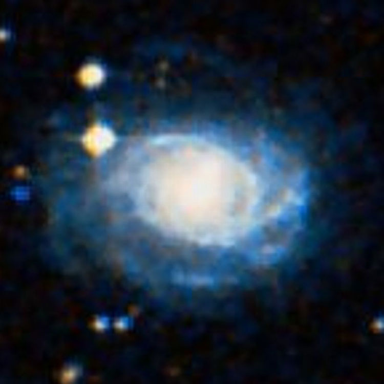 DSS image of spiral galaxy NGC 3663
