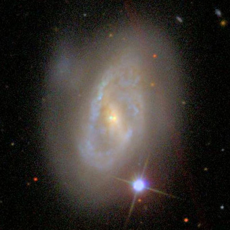 SDSS image of NGC 3729