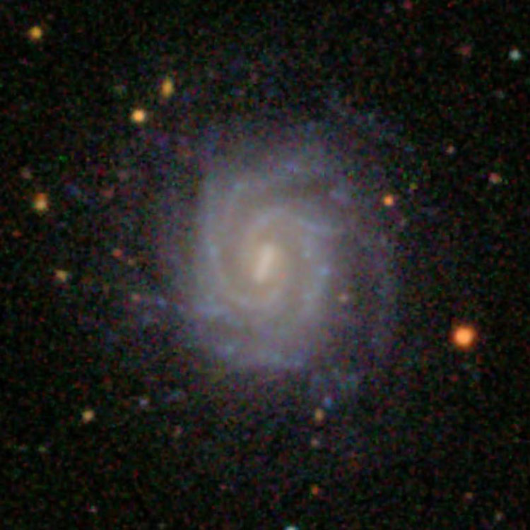 SDSS image of spiral galaxy NGC 3806