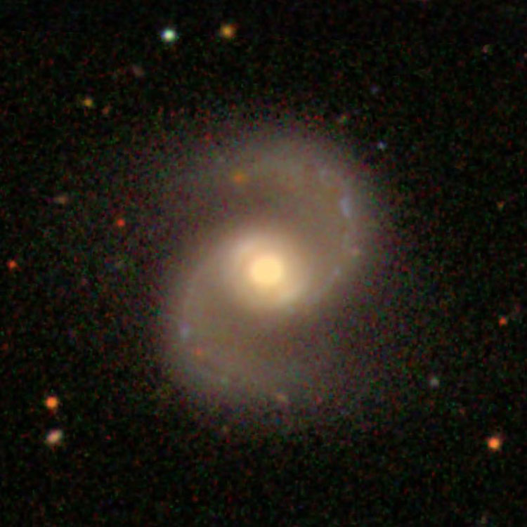 SDSS image of spiral galaxy NGC 3825