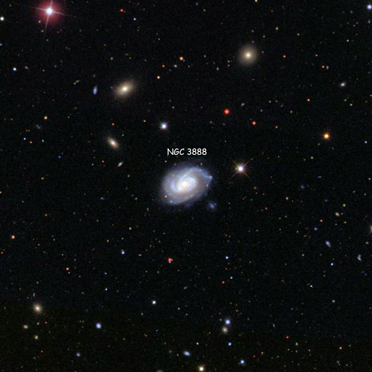SDSS image of region around NGC 3888