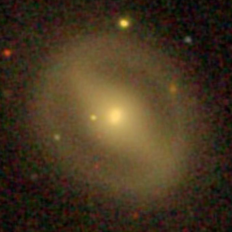 SDSS image of lenticular galaxy NGC 399