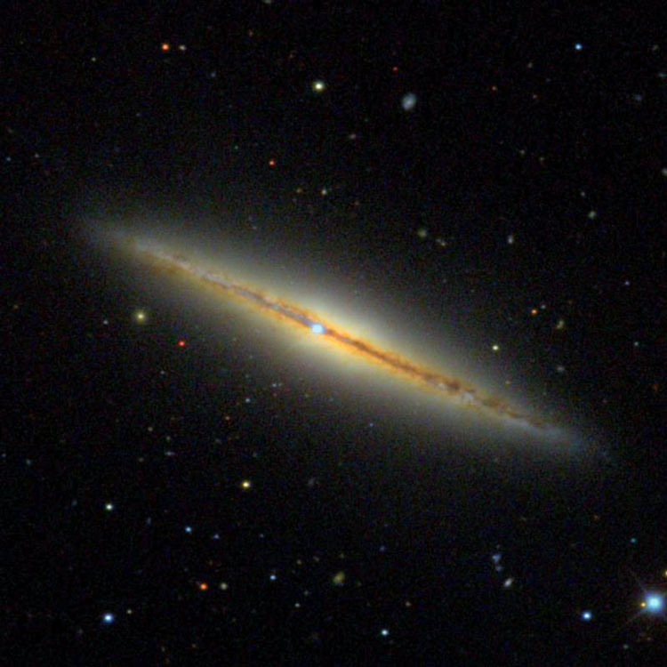 SDSS image of spiral galaxy NGC 4013