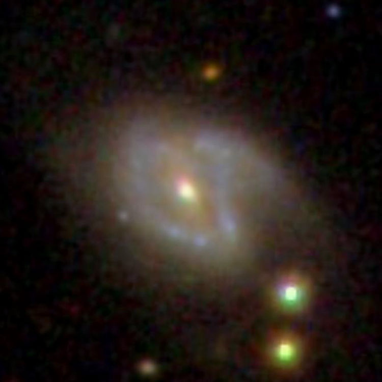 SDSS image of spiral galaxy NGC 4031