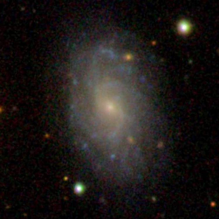 SDSS image of spiral galaxy NGC 4034
