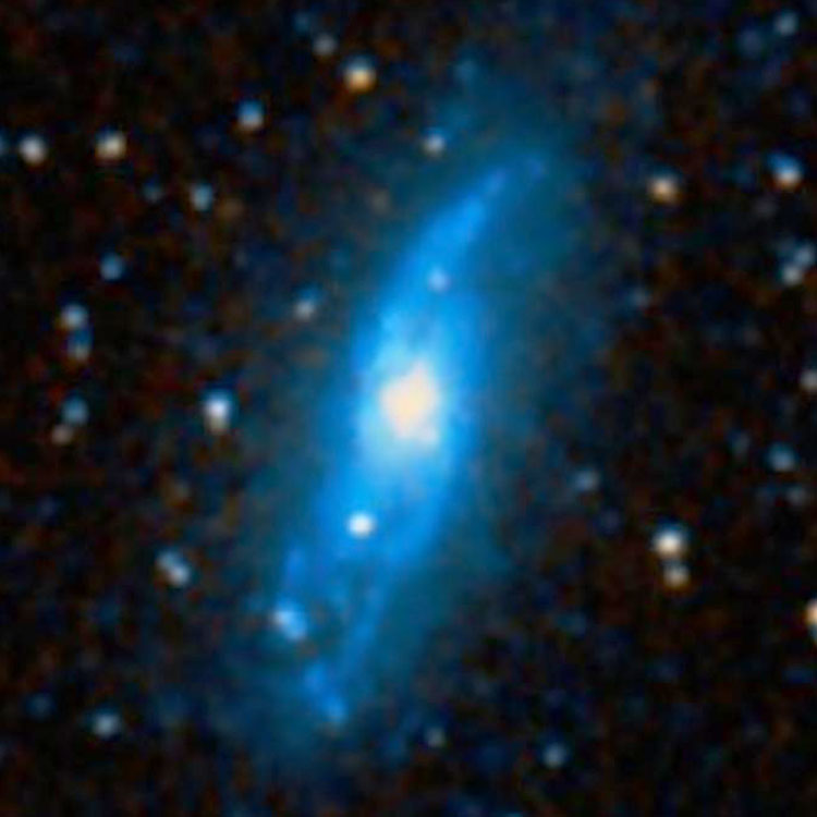 DSS image of spiral galaxy NGC 406