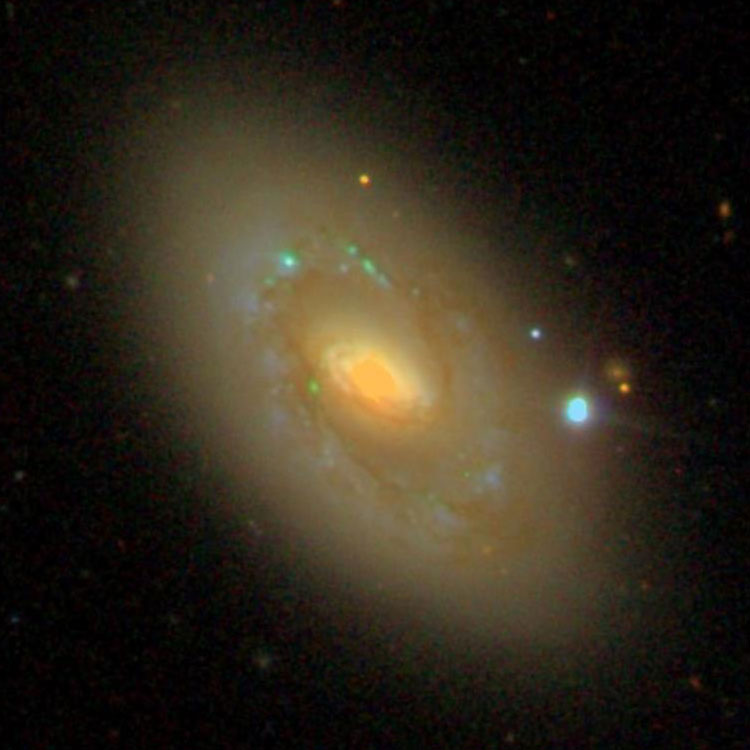 SDSS image of spiral galaxy NGC 4102