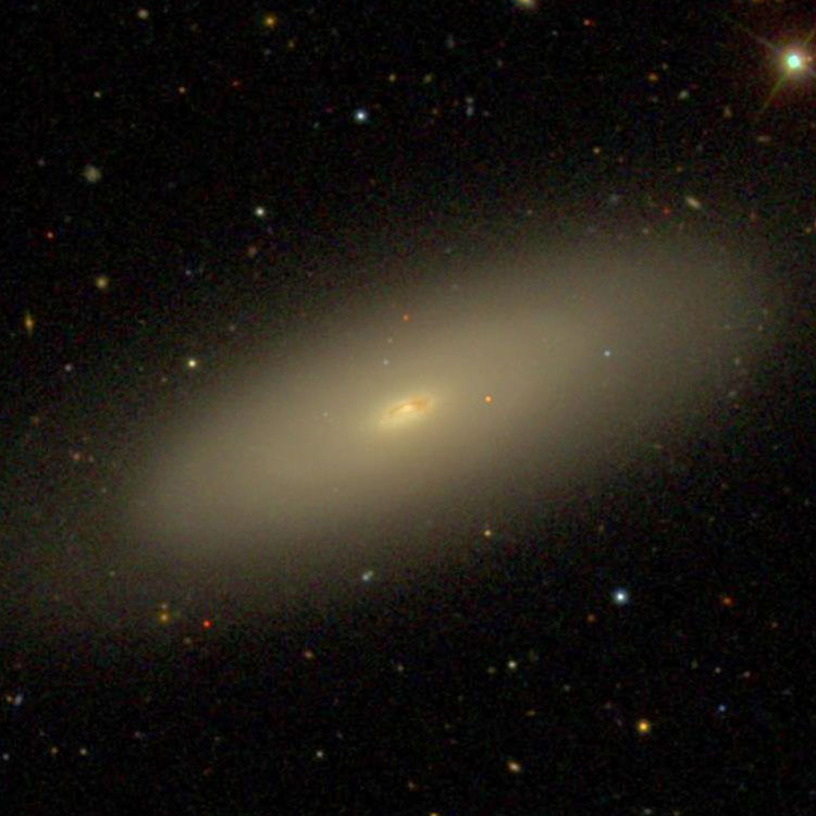  SDSS image of lenticular galaxy NGC 4119