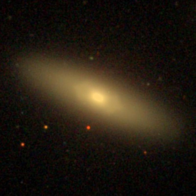 SDSS image of lenticular galaxy NGC 4128