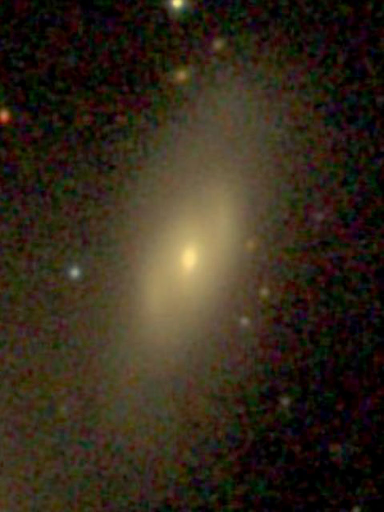 SDSS image of lenticular galaxy NGC 4139
