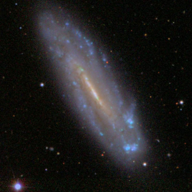 SDSS image of spiral galaxy NGC 4178