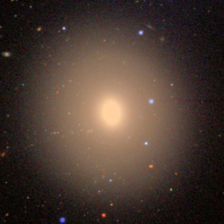 SDSS image of lenticular galaxy NGC 4203