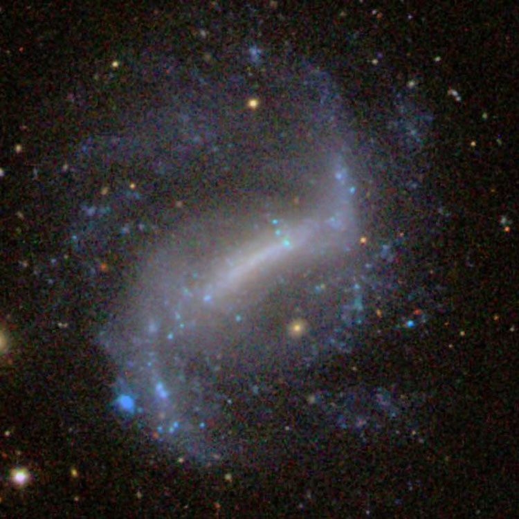 SDSS image of spiral galaxy NGC 4204