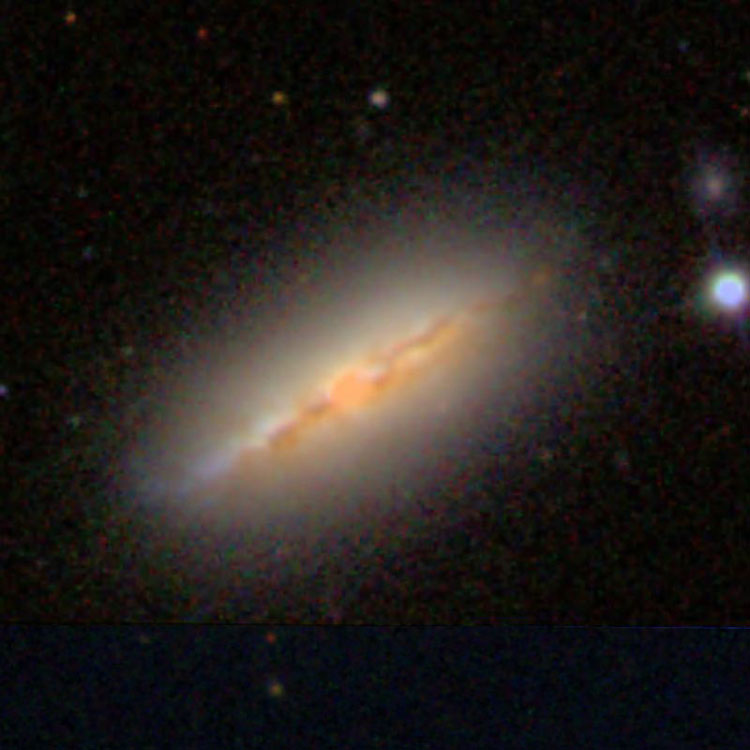 SDSS image of spiral galaxy NGC 4207