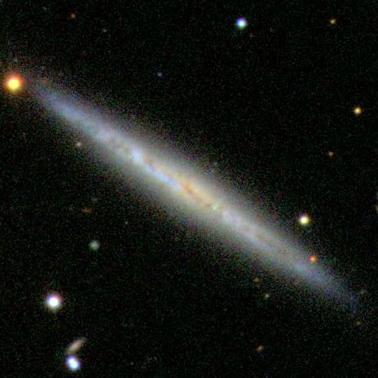 SDSS image of spiral galaxy NGC 4222
