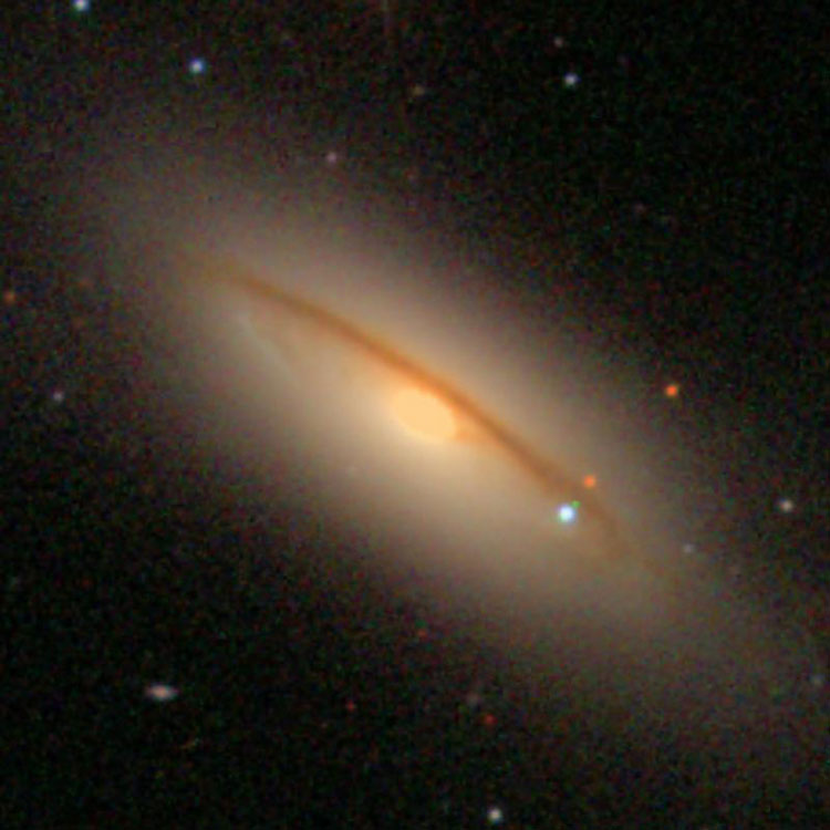 SDSS image of spiral galaxy NGC 4224